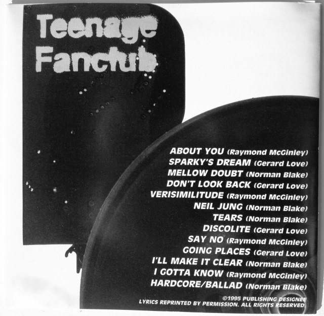 Grand Prix back cover Teenage Fanclub